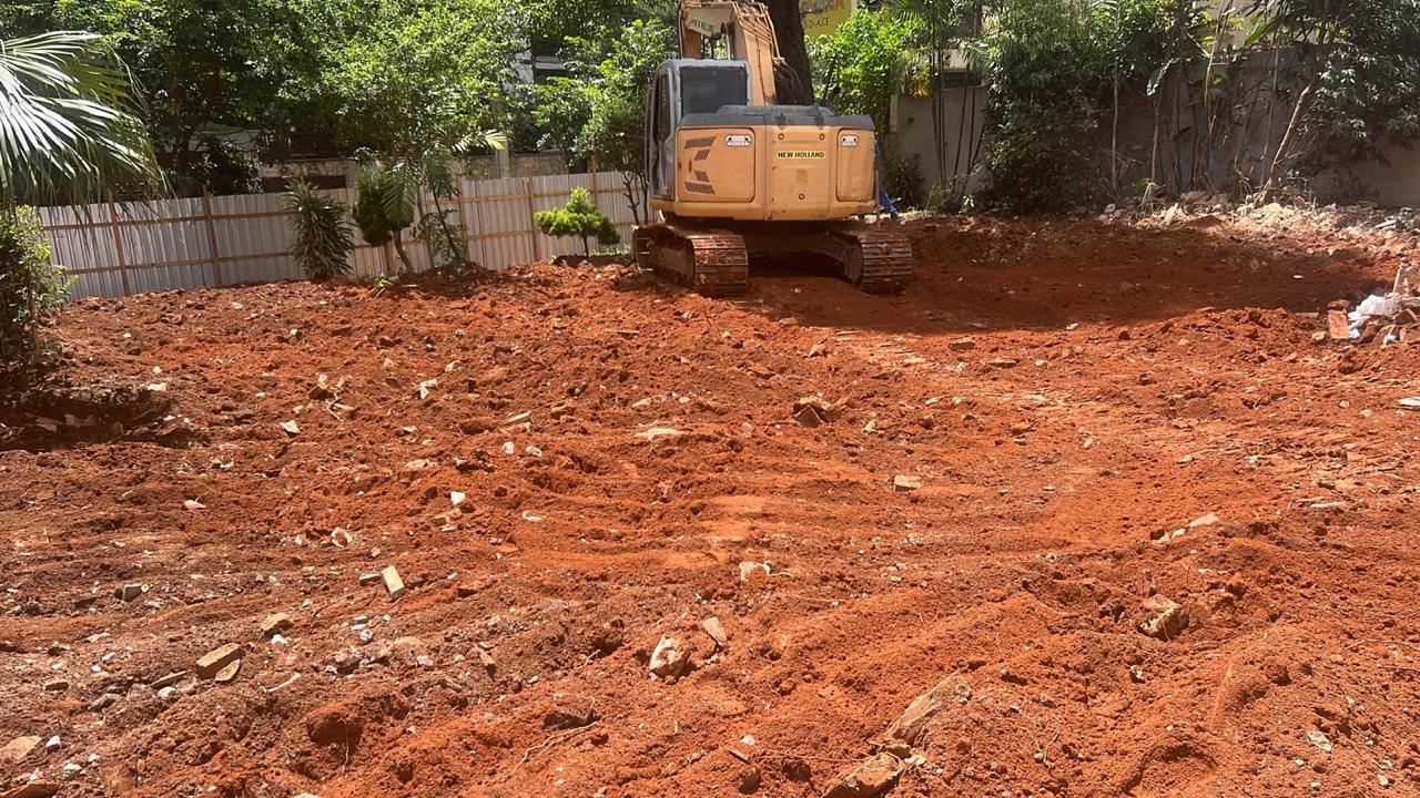 Terraplenagem e nivelamento de terreno em Campinas
